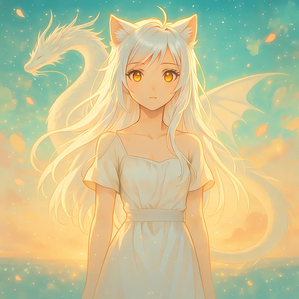 Aelycia et le Dragon blanc